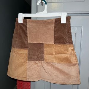 hollister corduroy skirt